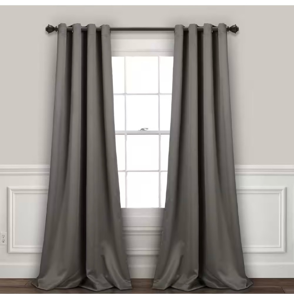 Curtains 95in. L x 52in. W. Each Order Comes with 2 panels. NEW. Have multiple.